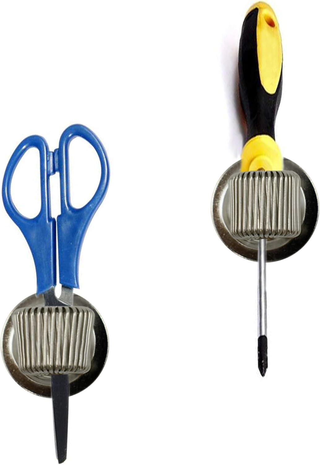 3 Pack Pen Holder Clips with Adjustable Spring Loop Magnetic Pen Clips Holder Adjustable Self Strong Adhesive Stainless Steel Pen Holder Clips for Home & Office image number 5