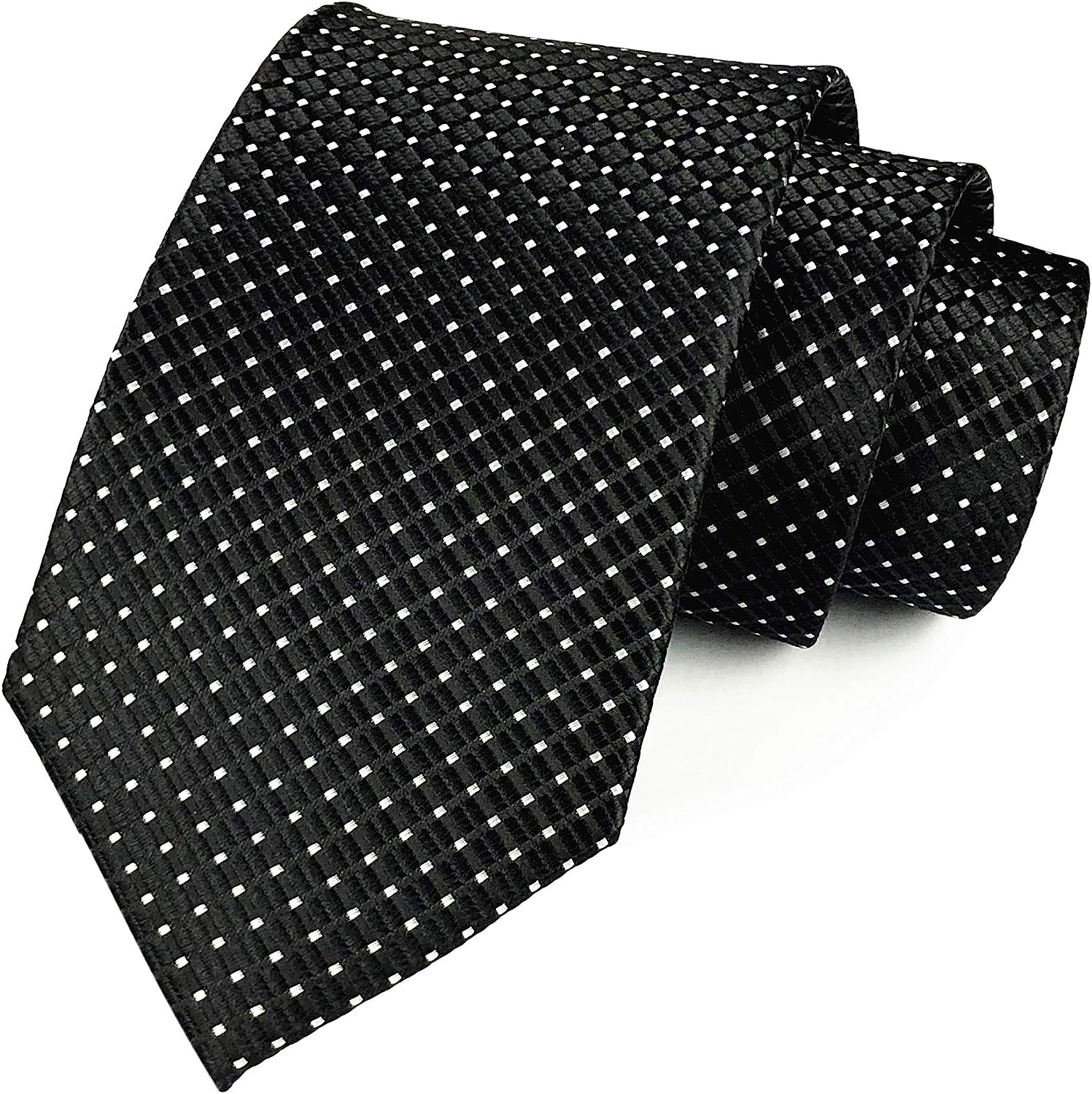 Elfeves Men Modern Tartan Formal Ties Checks Plaid Gingham Pattern Woven Necktie