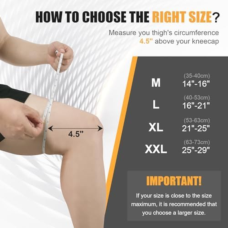 Hinged Knee Brace, Adjustable Knee Support Wrap for Men and Women, Pain Relief Swelling and Inflammation, Patellar Tendon Support Sleeve for Helping Relieve Strains, Sprains, ACL and MCL Injuries (L) image number 2