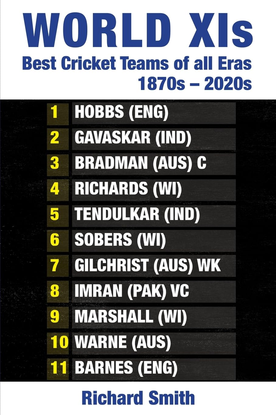 World Xis: Best Cricket Teams of All Eras (1870S - 2020S)