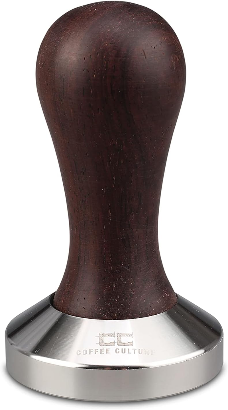Coffee Culture Size: 58Mm Ebony Wood Coffee Tamper, Brown, CC-TAMP02