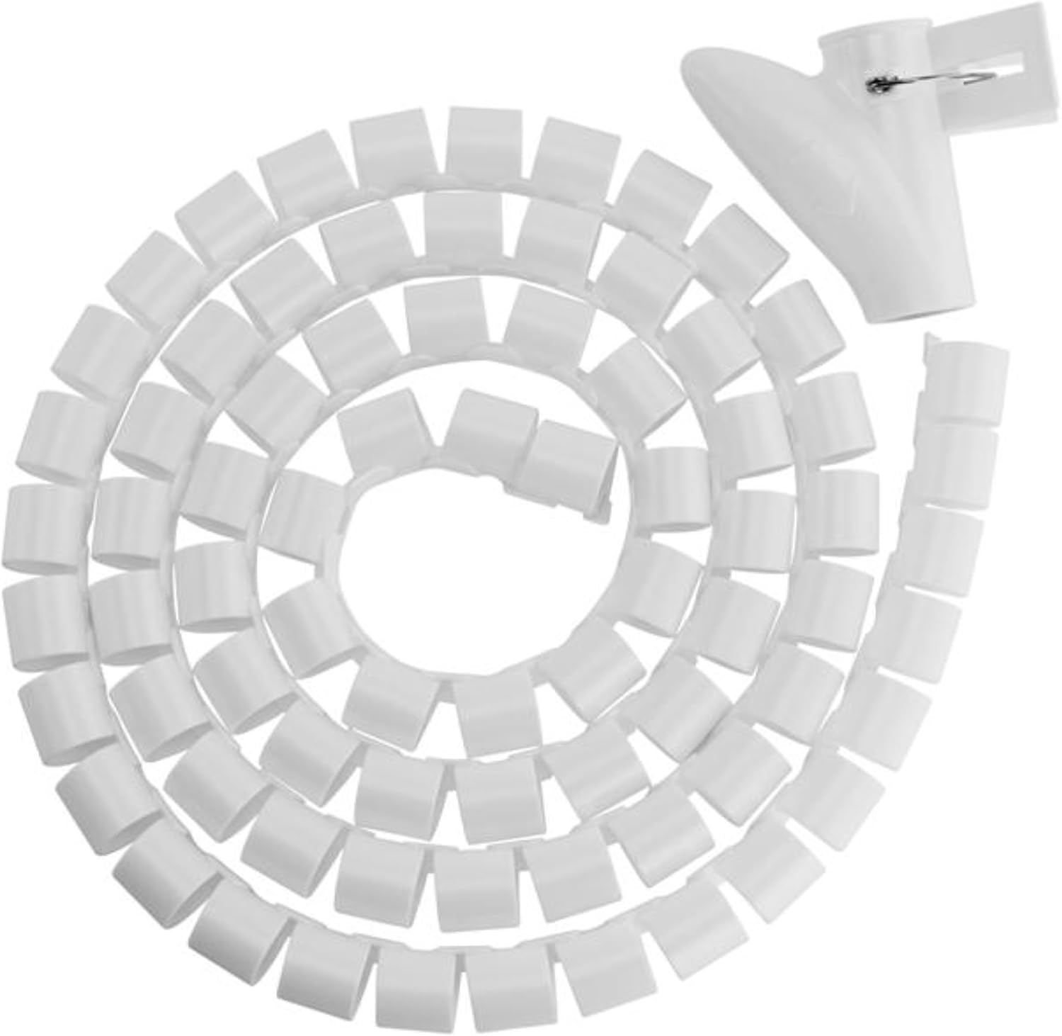 Brateck Coiled Tube Cable Sleeve, White, 1000 X 25 Mm image number 3