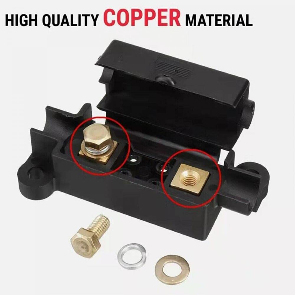 AIMALL 40A MIDI Fuse KIT 4 ANS Holder 7 X 40 AMP Fuses to Suit Redarc BCDC Dual Battery, Includes Dust-Proof Heavy-Duty Fuse Design Suitable for Car, Marine, and Industrial Applications image number 5