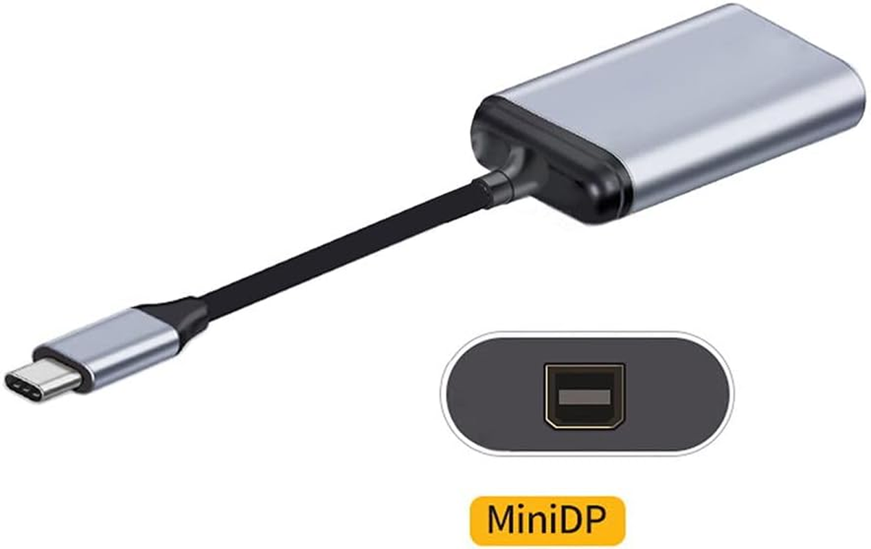 Xiwai USB-C Type C to Mini DP Displayport Cable Adapter 4K 2K 60Hz for Tablet & Phone & Laptop