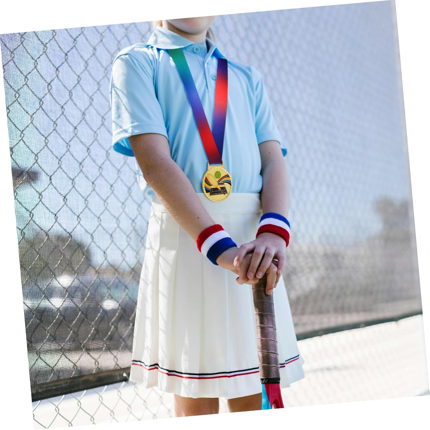 Healeved 2Pcs Sports Medals Tennis Medal Award Boys and Girls Party Favors Sports Event image number 1