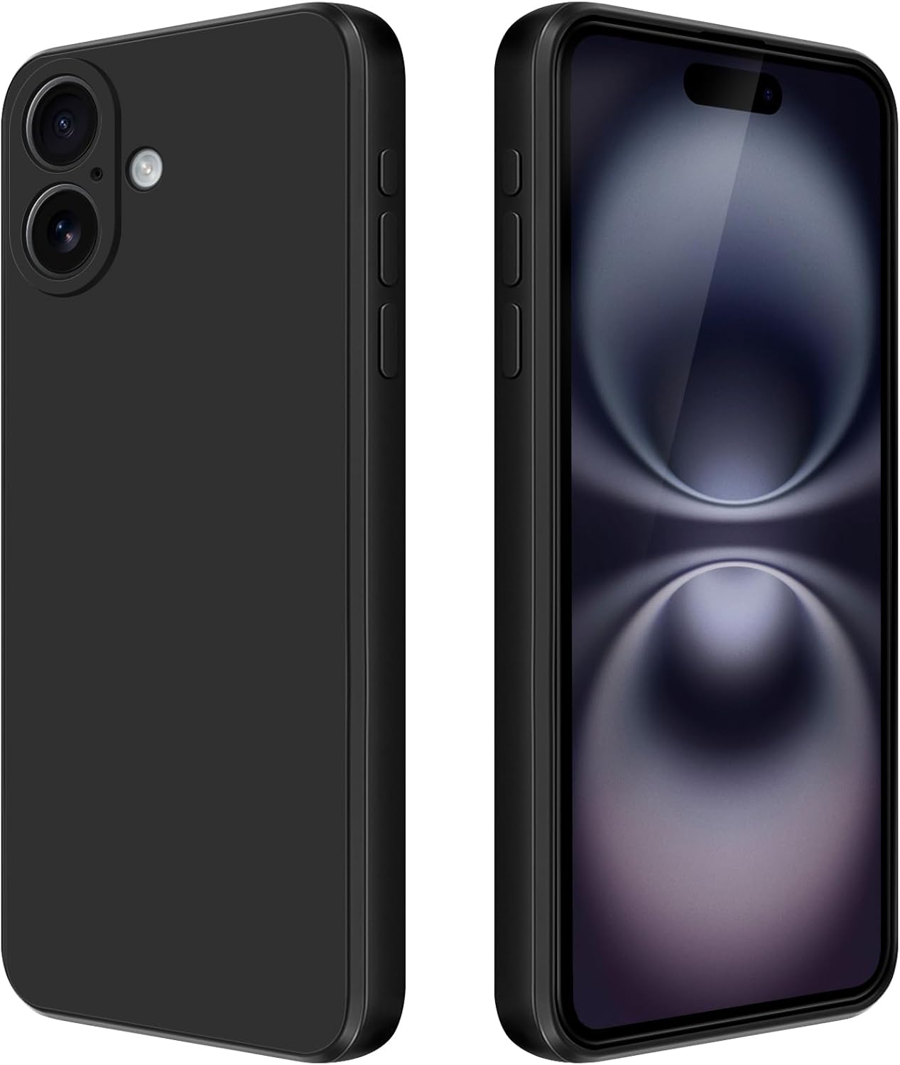 Giiyoon Case Compatible with Motorola Edge 50 Neo, Silky-Soft Touch Full-Body Protective Phone Silicone Case, Shockproof Cover with Microfiber Lining, Blue