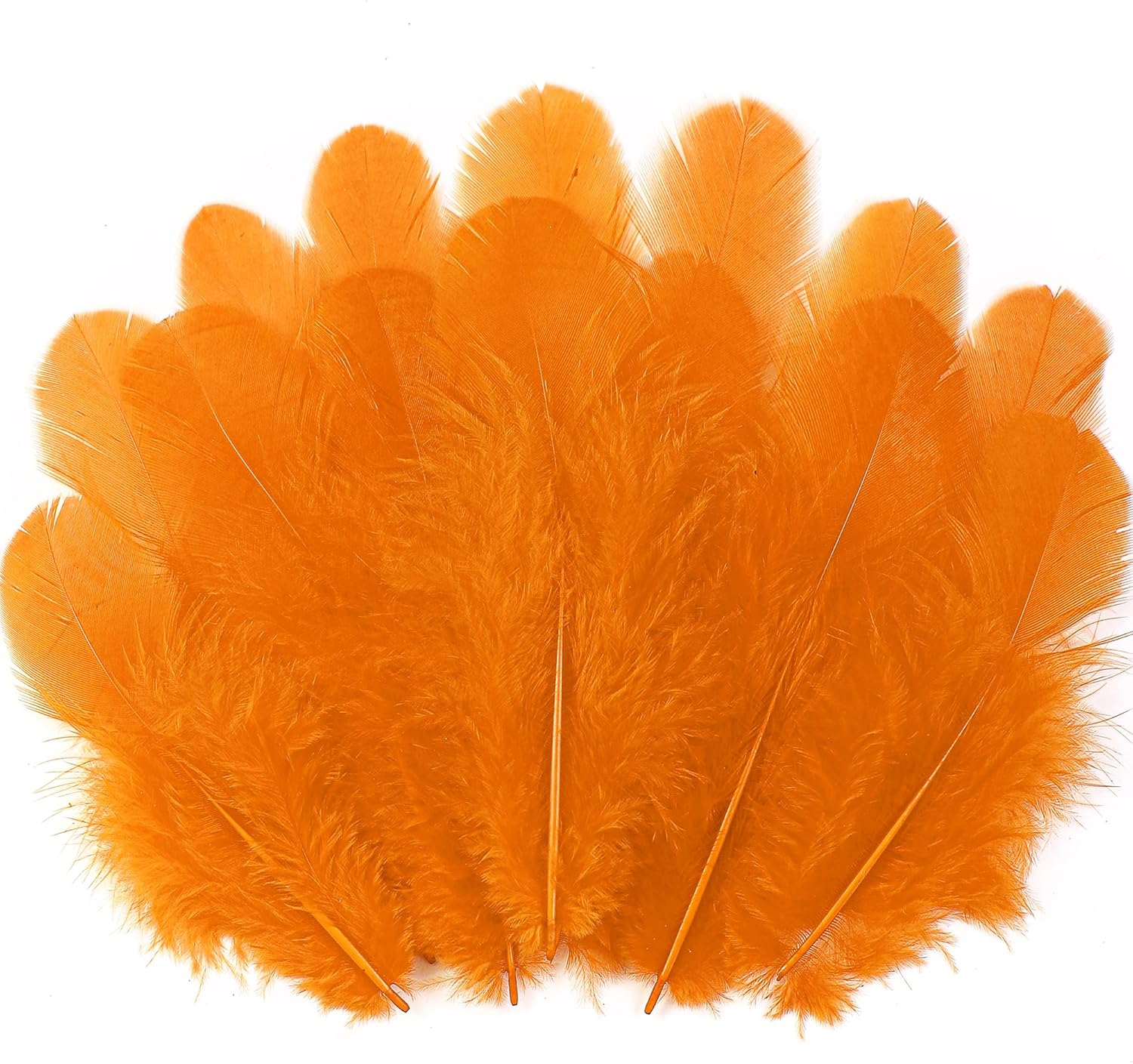 Soarer 300Pcs Brown Feathers for Crafts - 3-5Inch Craft Feathers Bulk for Wedding Home Party, Dream Catcher Supplies and DIY Crafts(Brown)