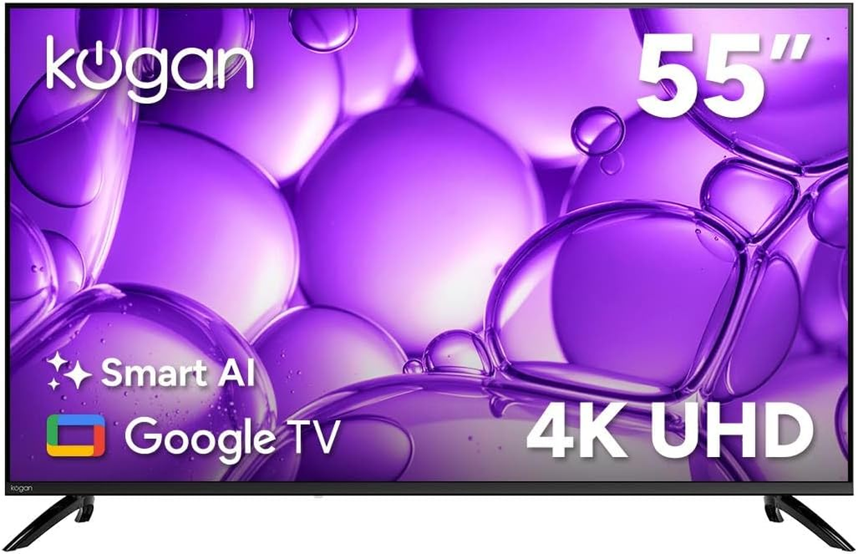 Kogan 55" LED 4K Smart AI Google TV - U95T - KALED55U95TB - 55 Inch