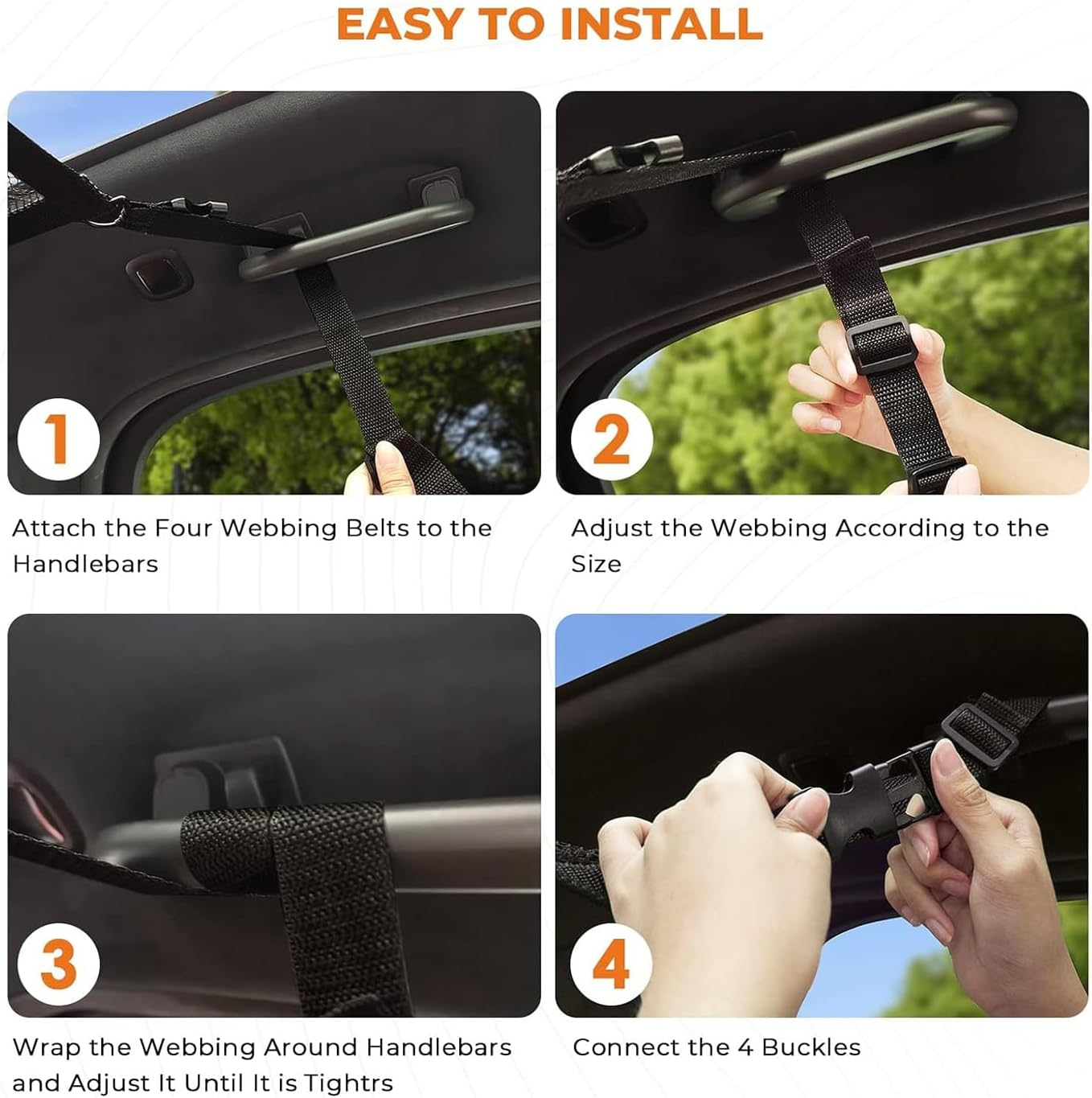 Travel Cargo Net SUV Ceiling Cargo Net Pocket，80 X 55 Cm Adjustable Double Large Car Ceiling Storage Net, Mesh Car Roof Organizer Long Trip Storage Bag for SUV Long Trip Camping (Black) image number 1