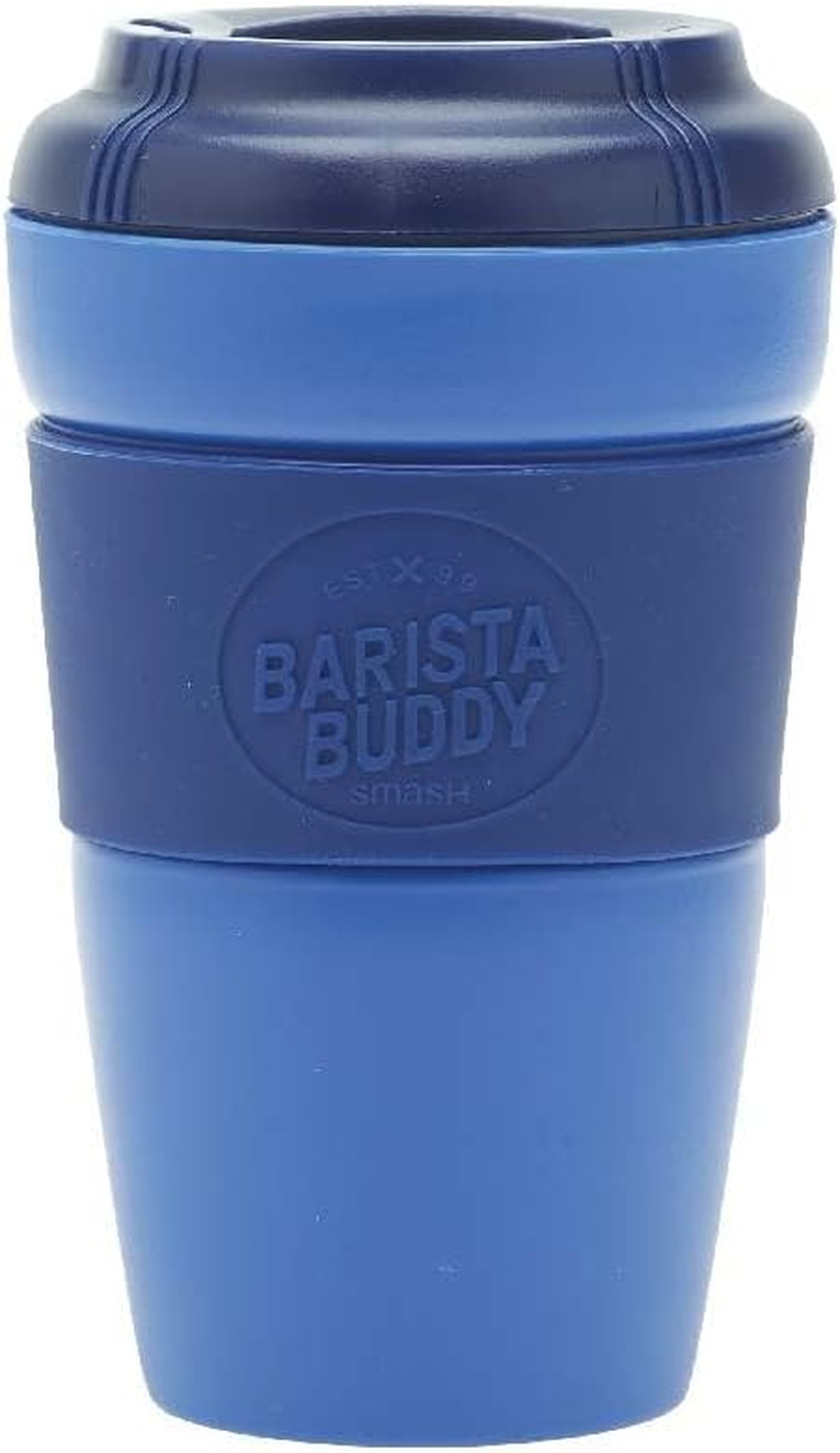 Smash Barista Buddy Reusable Coffee Cup 390Ml Blue