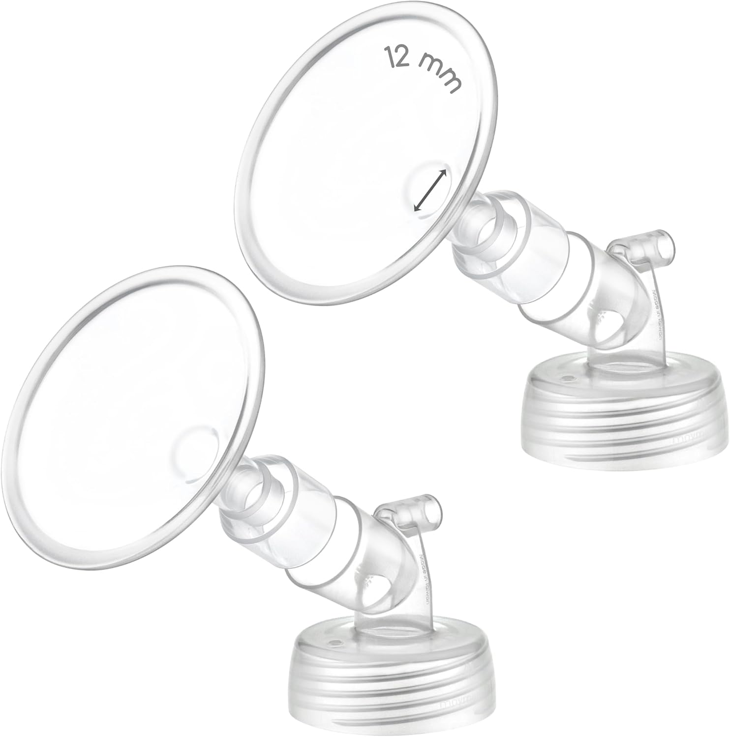 Maymom Pump Part Compatible with Spectra S1,S2 Spectra 9 plus Breastpump; Incl Wide Mouth Flange (Two Flange-22Mm. Flange) Not Original Spectra Flange; Not Spectra Baby USA Parts