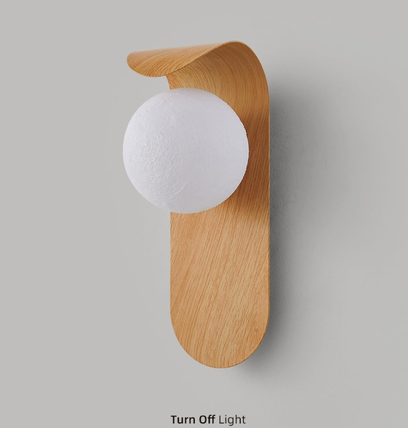 Mid Century Sconce, Modern Globe Light Fixture, Retro Industrial Farmhouse Wall Light,Indoor Mounted Lamp for Living Room, Bedroom, Bedside, Corridor (Brown) - Brown image number 5