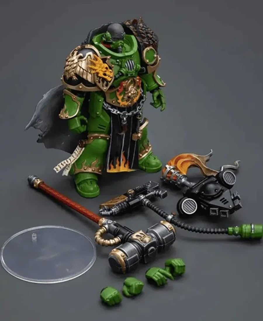 Joytoy Warhammer Collectibles: 1/18 Scale Salamanders Captain Adrax Agatone Action Figure image number 6