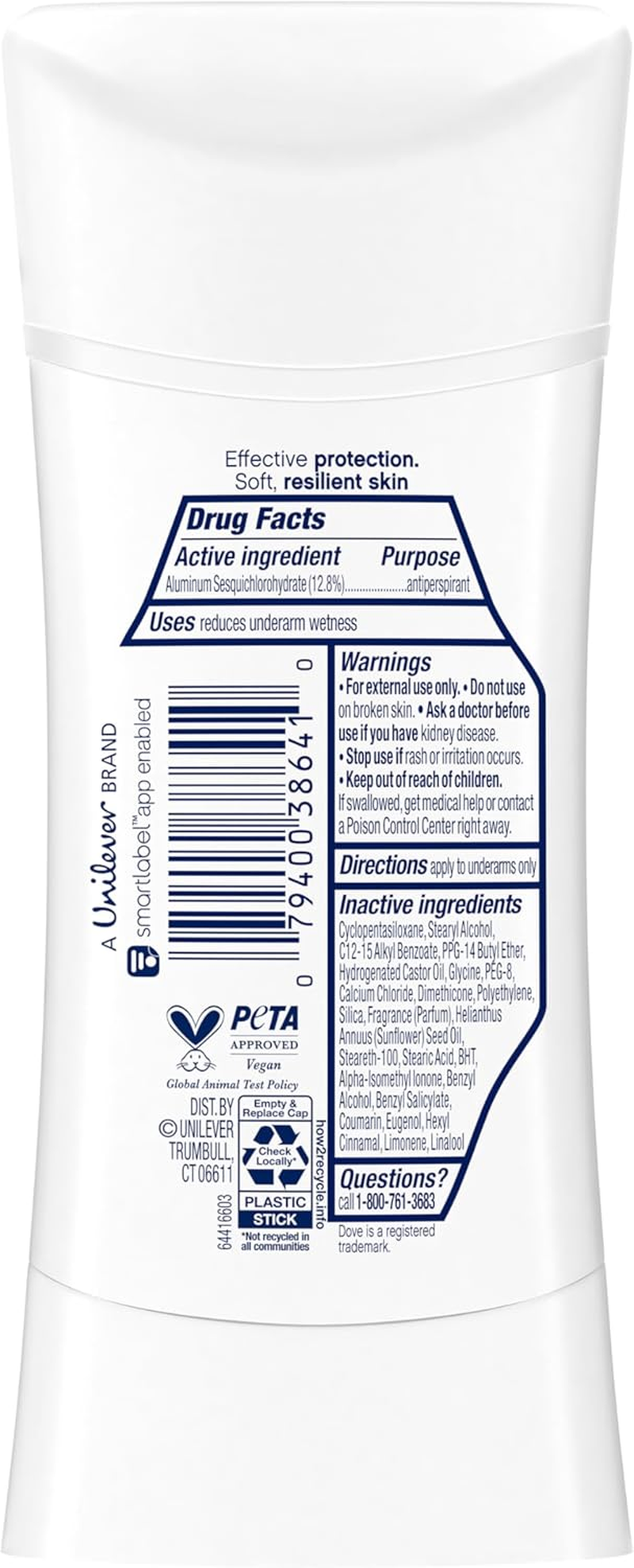 Dove Advanced Care Caring Coconut Anti-Perspirant Deodorant, 80Ml image number 3