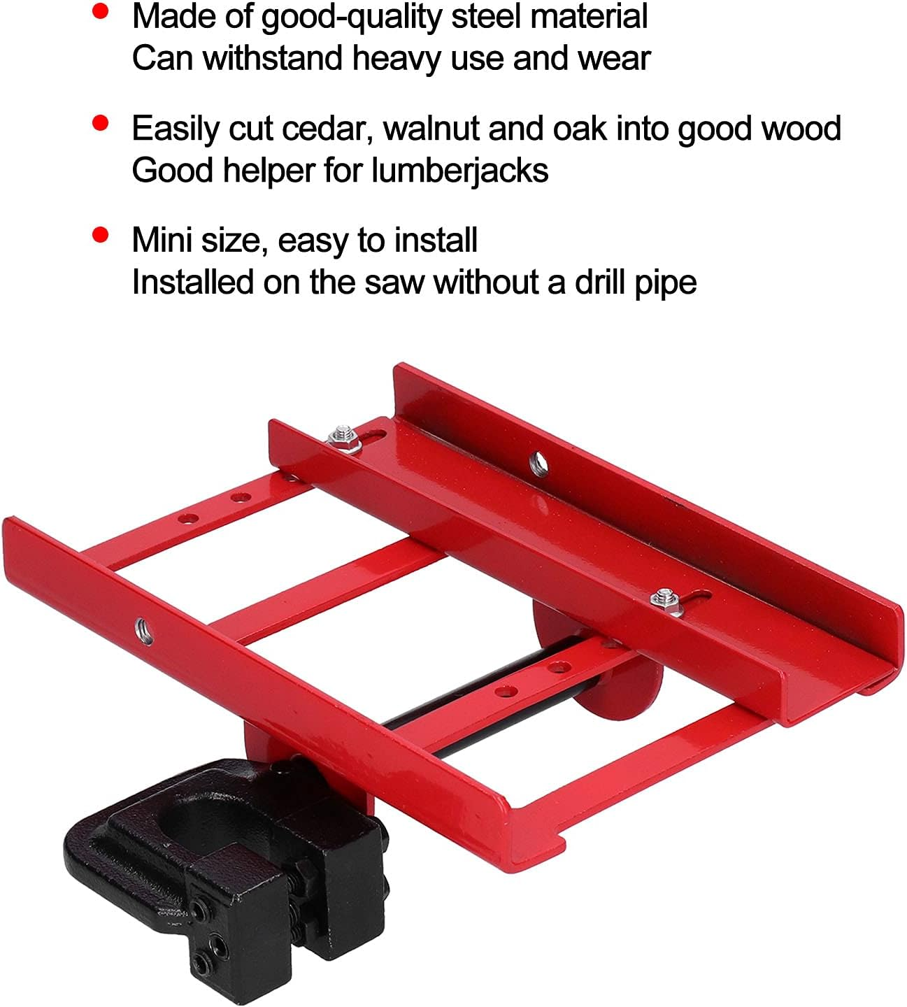 Vertical Cutting Chainsaw Mill Lumber Cutting Guide, Upgrade Lumber Guide Rail Saw Steel Timber Chainsaw Attachment Cut Guided Mill Wood for Woodworkers image number 1