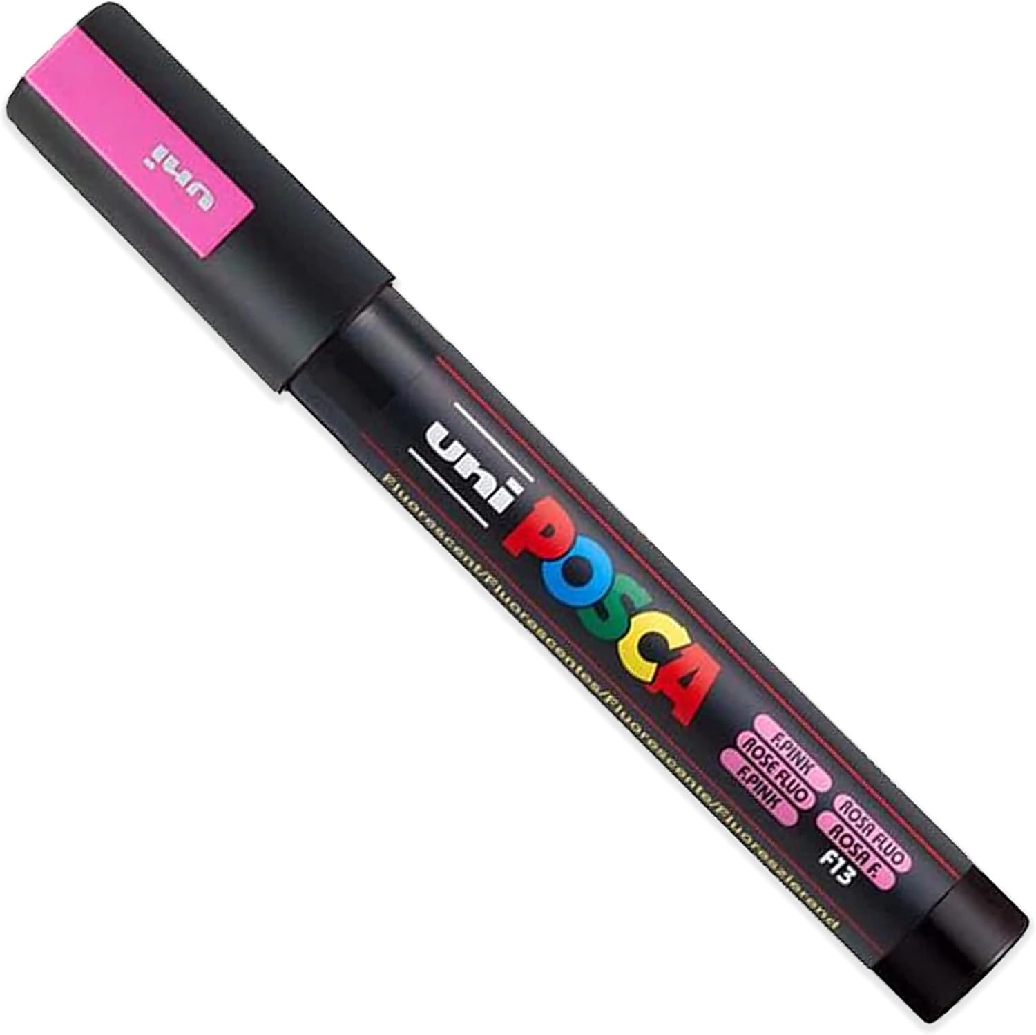 POSCA Colouring - PC-5M Fluorescent Paint Marker - Set of 4 - in Wallet image number 2
