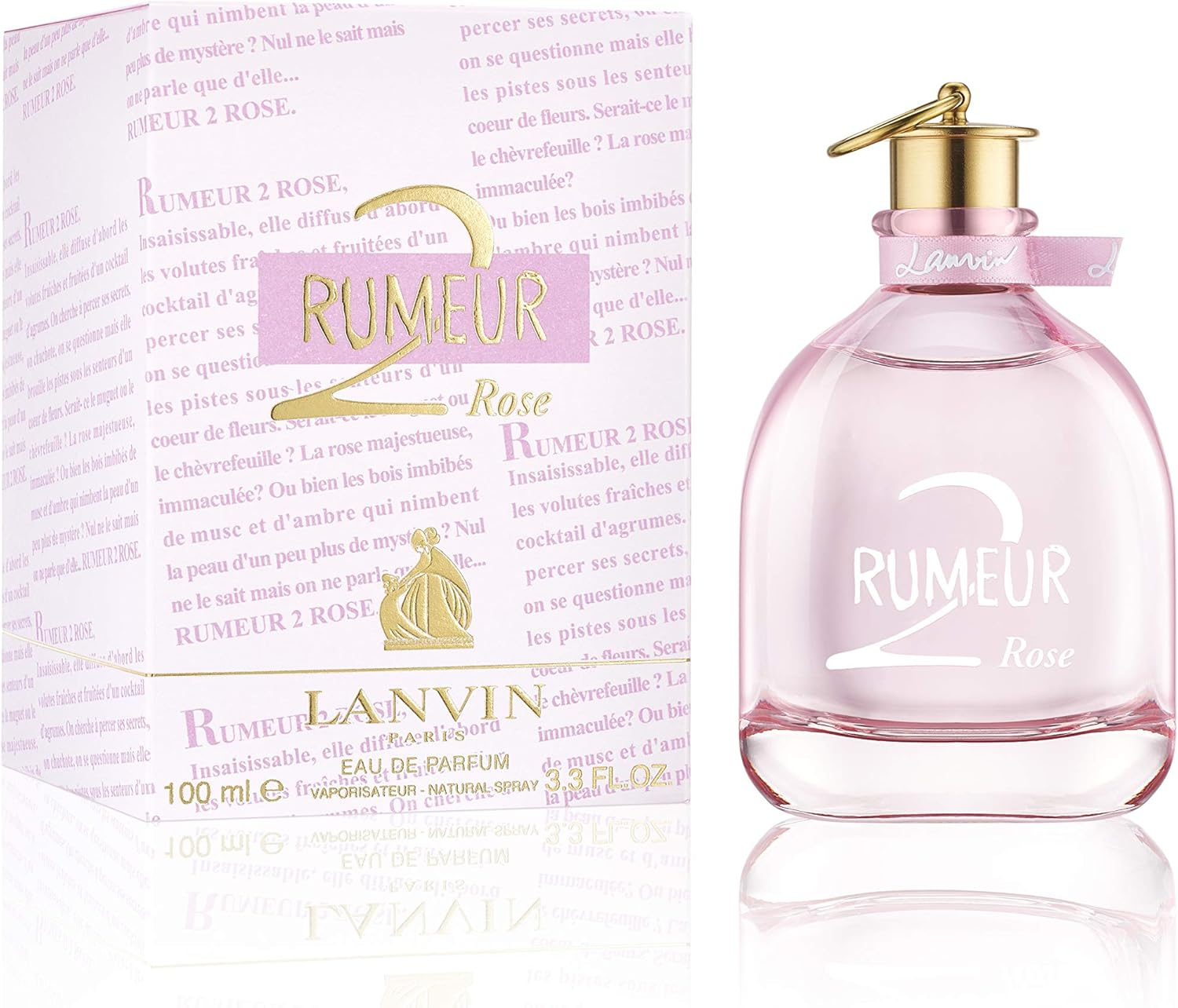 Lanvin Rumeur 2 Rose Eau De Parfum Spray 3.3 Oz/ 100 Ml, 368 G, 100 Milliliter (163031) image number 1