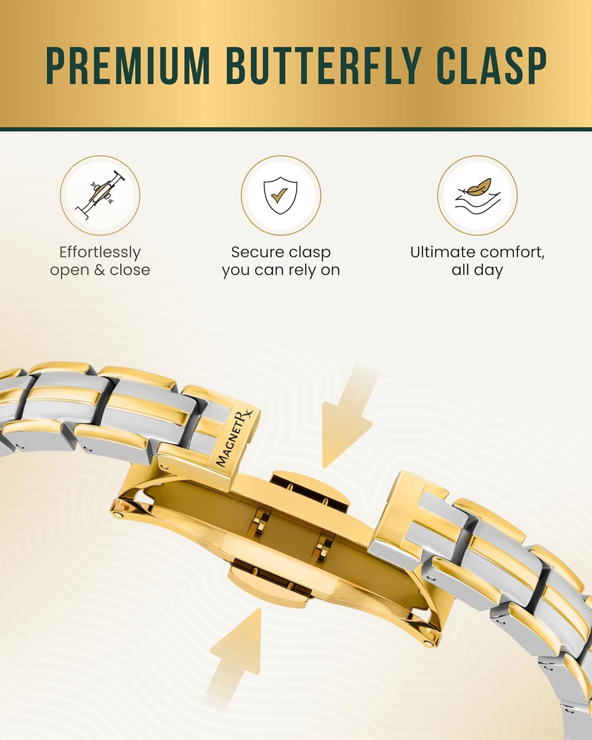 Magnetrx&reg; Women'S Ultra Strength Magnetic Bracelet - Titanium Magnetic Bracelets for Women - Adjustable Length with Sizing Tool image number 7