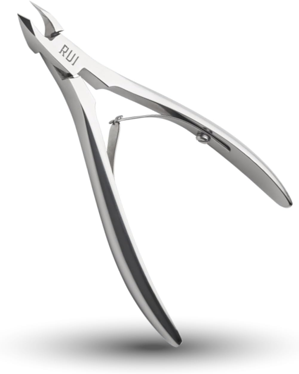 Rui Smiths Ultra-Premium Cuticle Nippers, Professional, Stainless Steel, Japanese Handle, Mirror Finish, Double Spring (5Mm Jaw/Half Jaw)