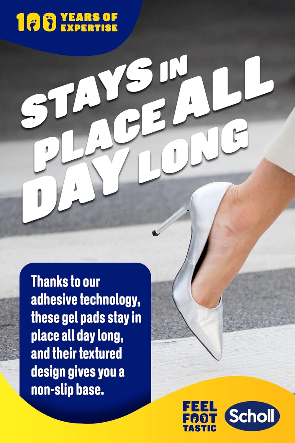 Scholl Party Feet Invisible Gel Heel Cushions