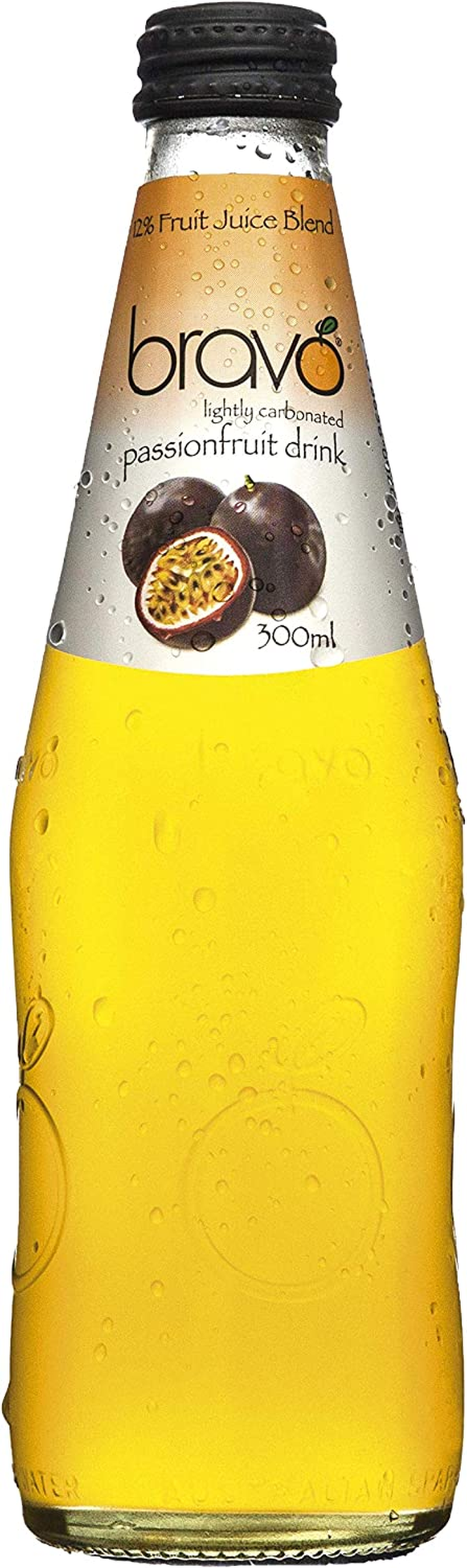 Bravo Passionfruit Carbonated Drink, 12 Bottles X 300Ml image number 4