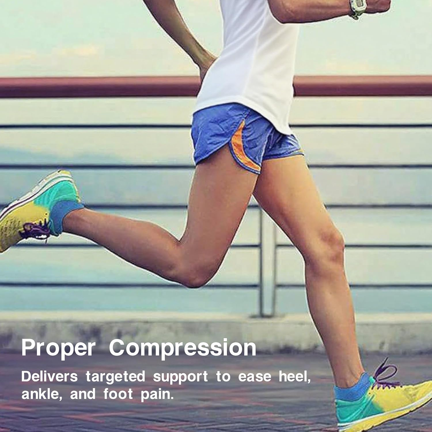 ONBPIY Mens Running Socks 3 Pairs Low Cut No Show Athletic Socks anti Blister Moisture Wicking for Small Medium Feet AU Size S M image number 3