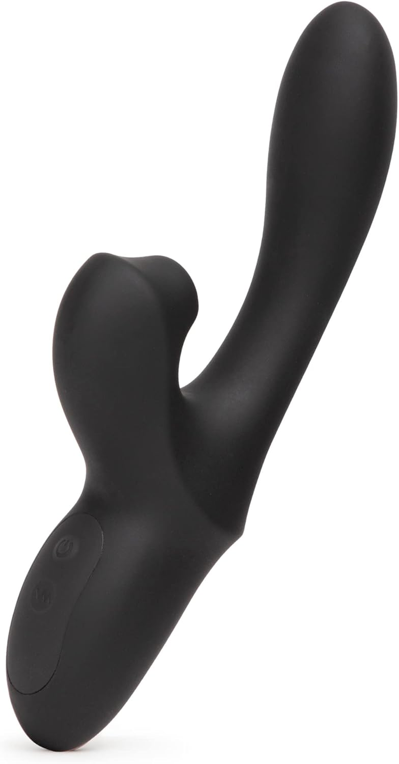 Lovehoney Dual Embrace Warming Clitoral Sucking Rabbit Vibrator Toy &ndash; 5 Inch Dual Stimulation G Spot and Clit Suction Stimulator - 7 Patterns & 3 Speed Adult Sex Toy - Rechargeable & Waterproof image number 6