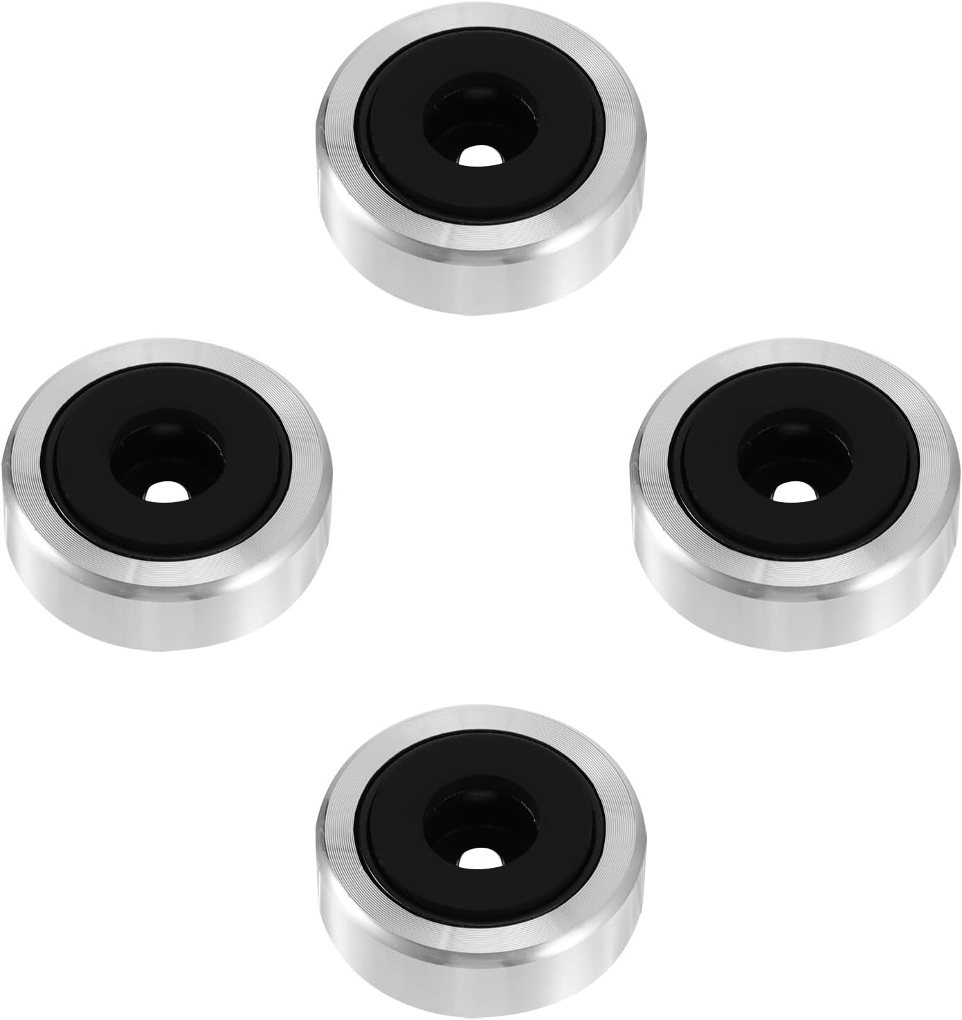 HYTROVE anti Vibration Speaker Pads 4Pcs Aluminium Alloy 30X11Mm Cushions for Amplifiers and Home Audio Systems image number 3