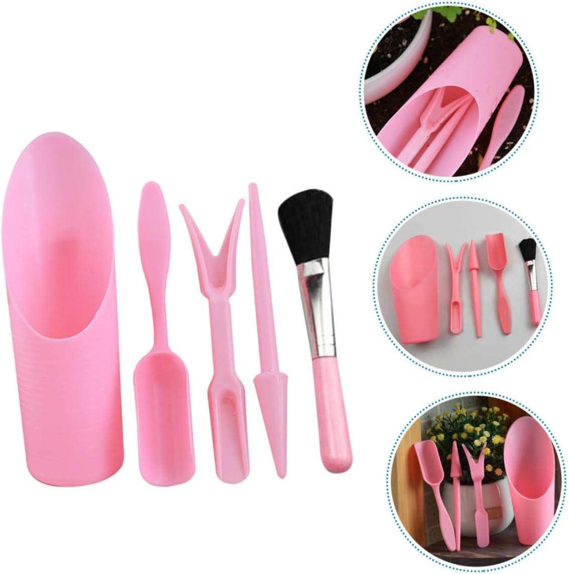 1Set Multi-Functional Planting Tool Easy to Use Flower Gardening Accessories for Spaces for Transplanting and Bonsai Care Compact Stylish Gardening Tools image number 2
