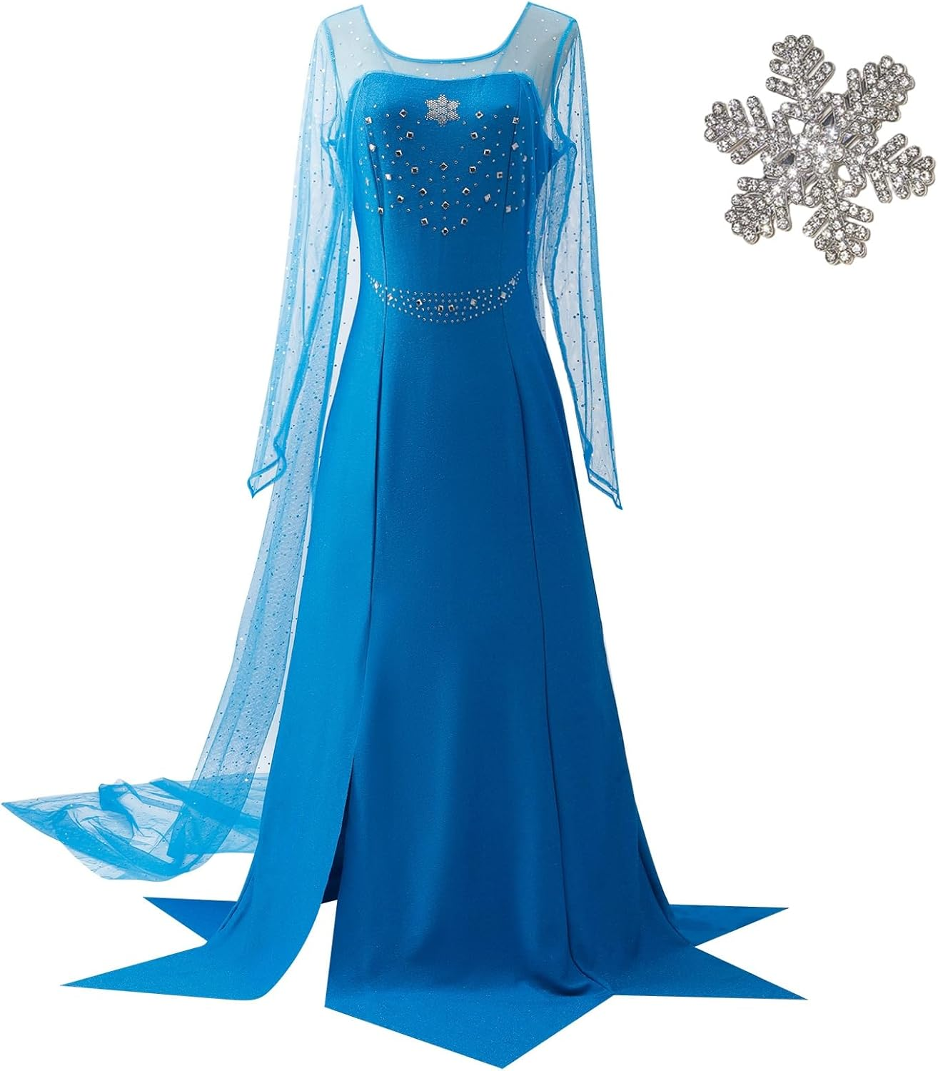 Princess Anna Adult for Women Coronation Dress Role Play Outfits Halloween Costume Cosplay