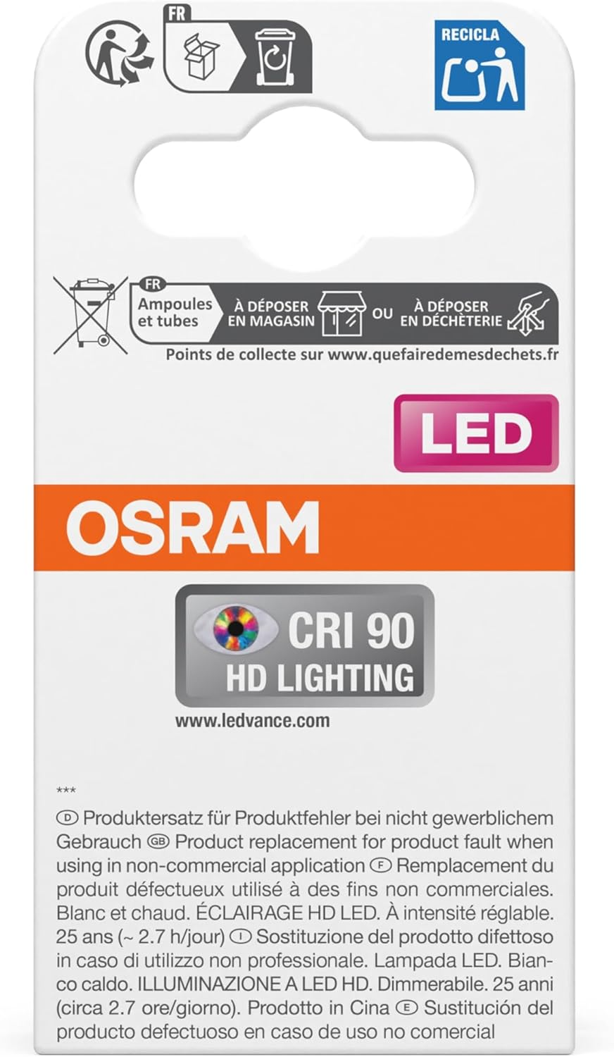 OSRAM LED Superstar PAR16 6.9 W 927 GU10