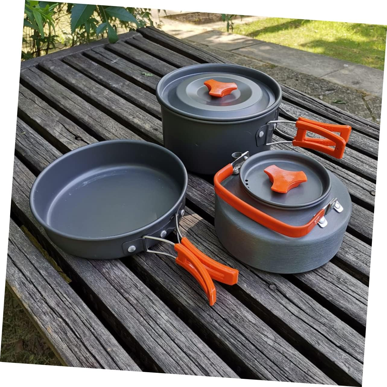 Camping Pot Outdoor Aluminum Alloy Cookware Person Camping Cookware Pan and Pot for Hiking And image number 6
