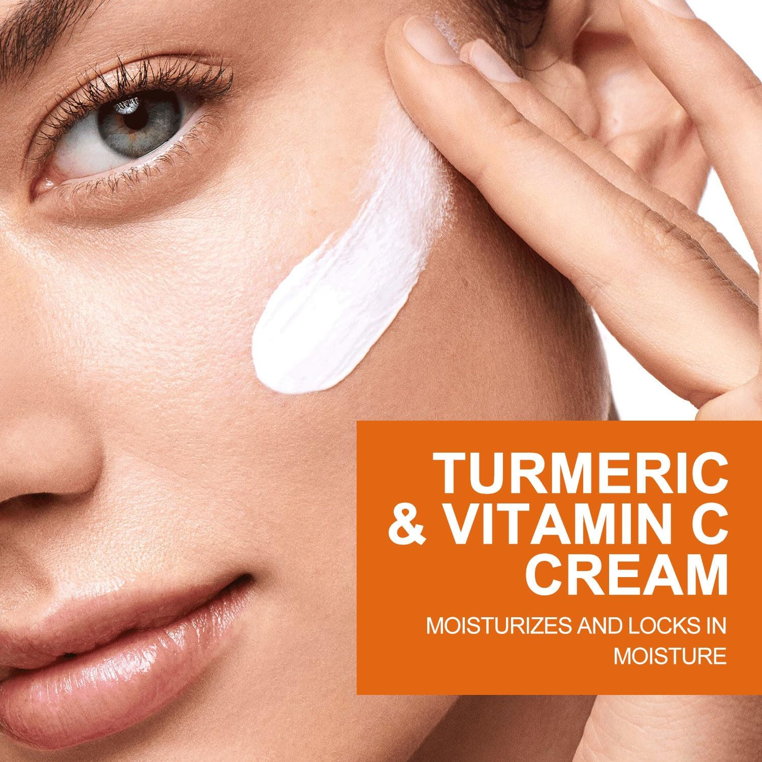 Turmeric and Vitamin C Face Cream - Intense Moisturizing & Hydration Lock - 50Ml / 1.69 Fl Oz image number 3