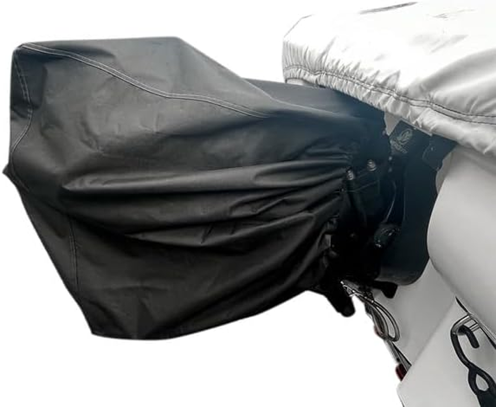 Universal Inboard Outboard Engine Cover 600D Polyester, Water and UV Resistant, Year-Round Protection image number 5