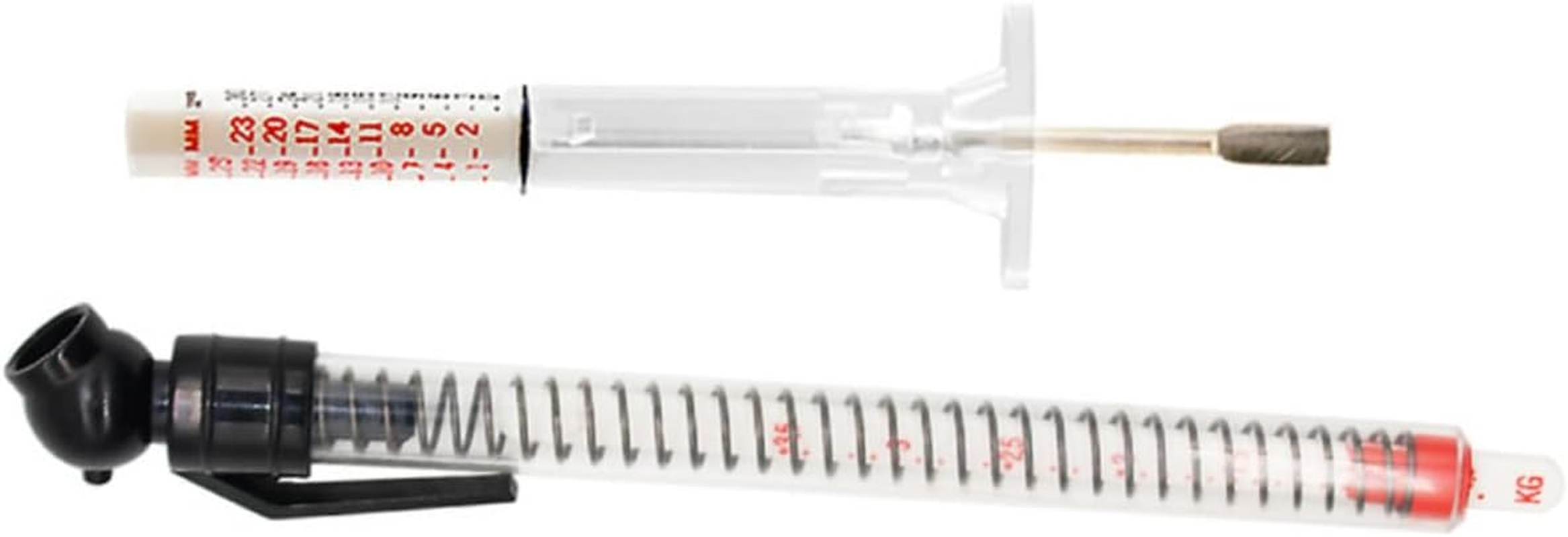 TINEASUR Tire Depth Gauge Tool Tread Depth Gauge for Cars Trucks Motorcycles Automotive Replacement image number 1