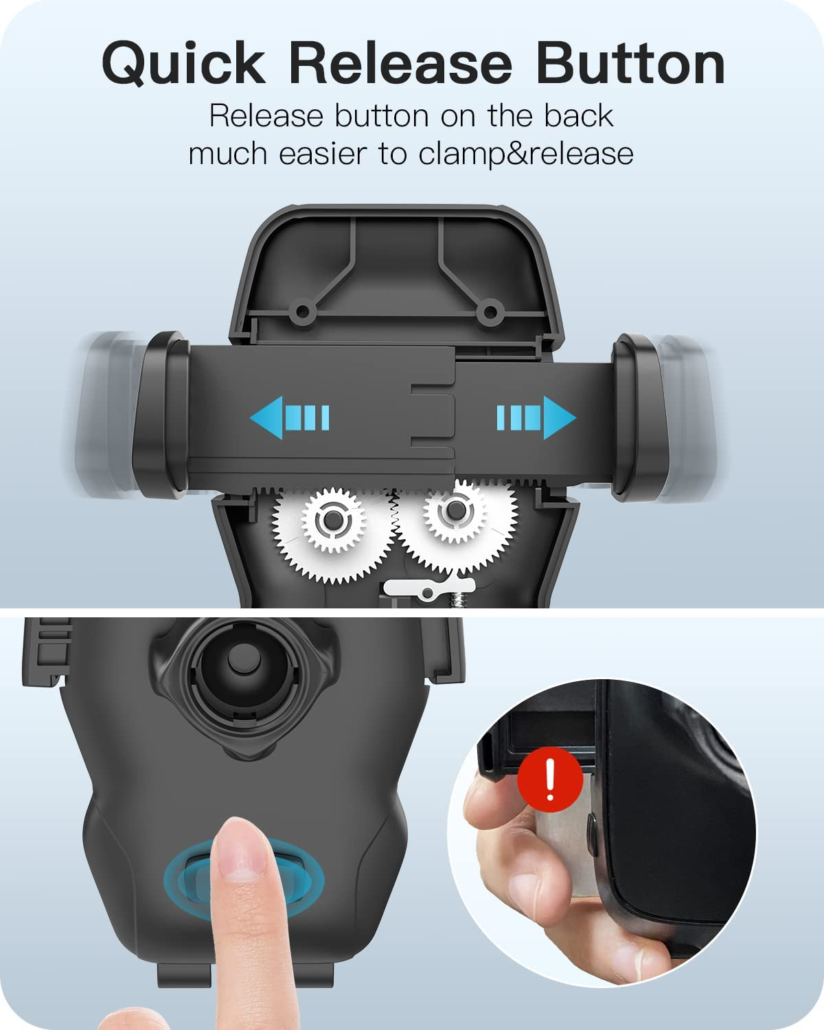 Apps2Car 13" Gooseneck Phone Holder for Car Windshield Window Dashboard Vent, Cell Phone Mount for Car Truck with Strong Suction Cup, Anti-Shake Stabilizer - Compatible with Most Smartphones image number 5