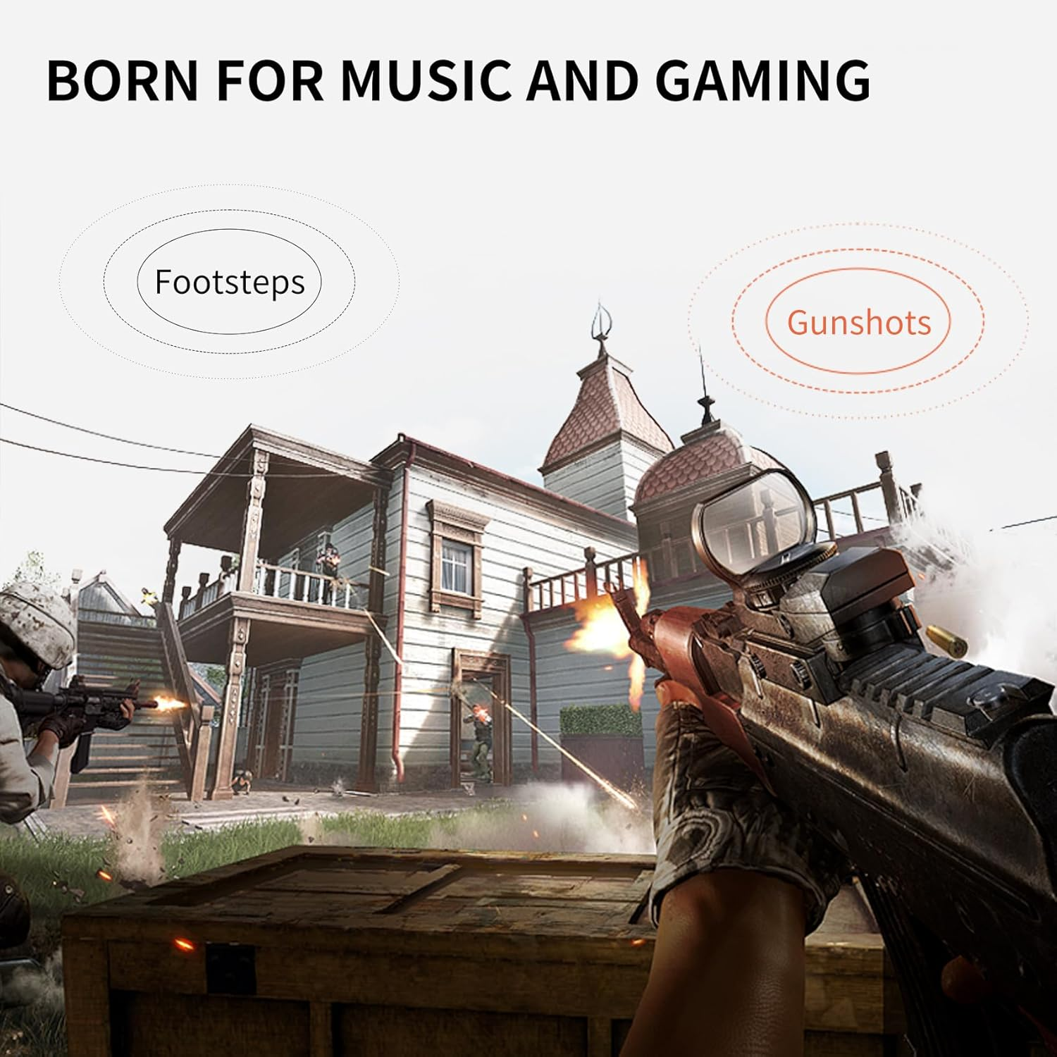 HZSOUND White Snow In-Ear Monitor Earbuds, 10Mm LCP+PU Driver, Hifi IEM Cable Earbuds with Detachable 2-Pin Cable for Music, Gaming, Phone Calls, Show Stage (No Microphone, USB-C) image number 6