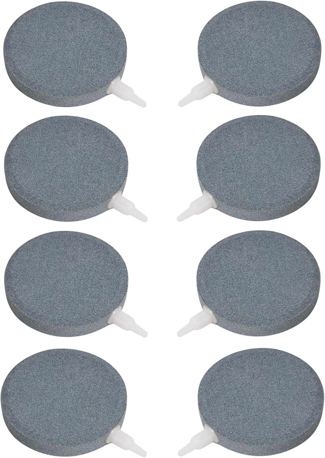 AQUANEAT 1.5 Inch Air Stone Disc, 4 Packs, Aerator Bubble Diffuser, Air Pump Accessories for Hydroponics, Aquarium Fish Tank, Ponds, DWC Reservoirs and Circulation System image number 3