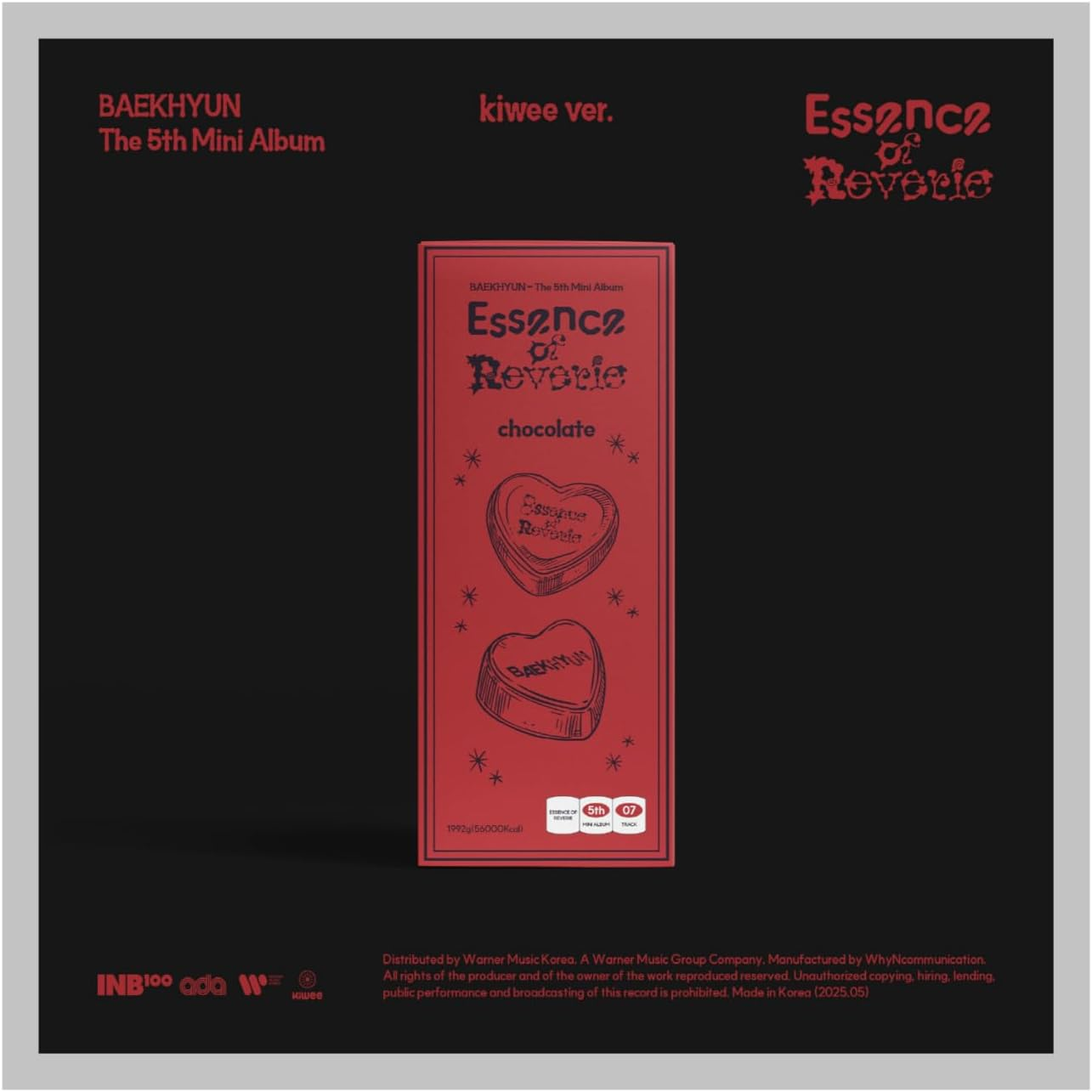 Baekhyun Essence of Reverie 5Th Mini Album with Tracking Sealed (Special Kkuru Jam Version)