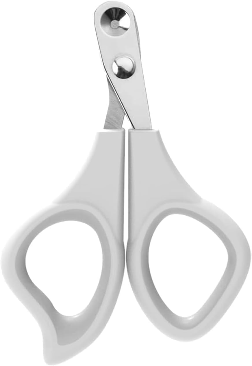 Cat Nail Clippers, Guillotine Type, Avoid Over-Cutting, Grooming Tool (White) image number 4