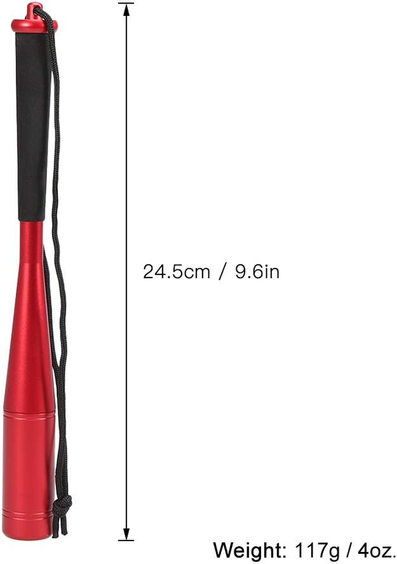 RCKEY Portable Aluminium Fish Hammer with Heavy Semi-Solid Head, Non-Slip EVA Grip, Lanyard - Black, 24.5Cm / 9.6In, 117G / 4Oz image number 3