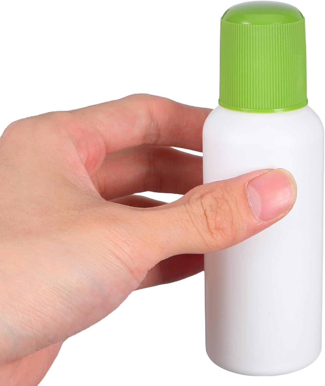 DINHEAROM 10Pcs Sponge Top Applicator Bottle: 100Ml Refillable Plastic Container - Lotion Dispenser with Soft Sponge Tip for Liquids Medicine or Essential Oils image number 3