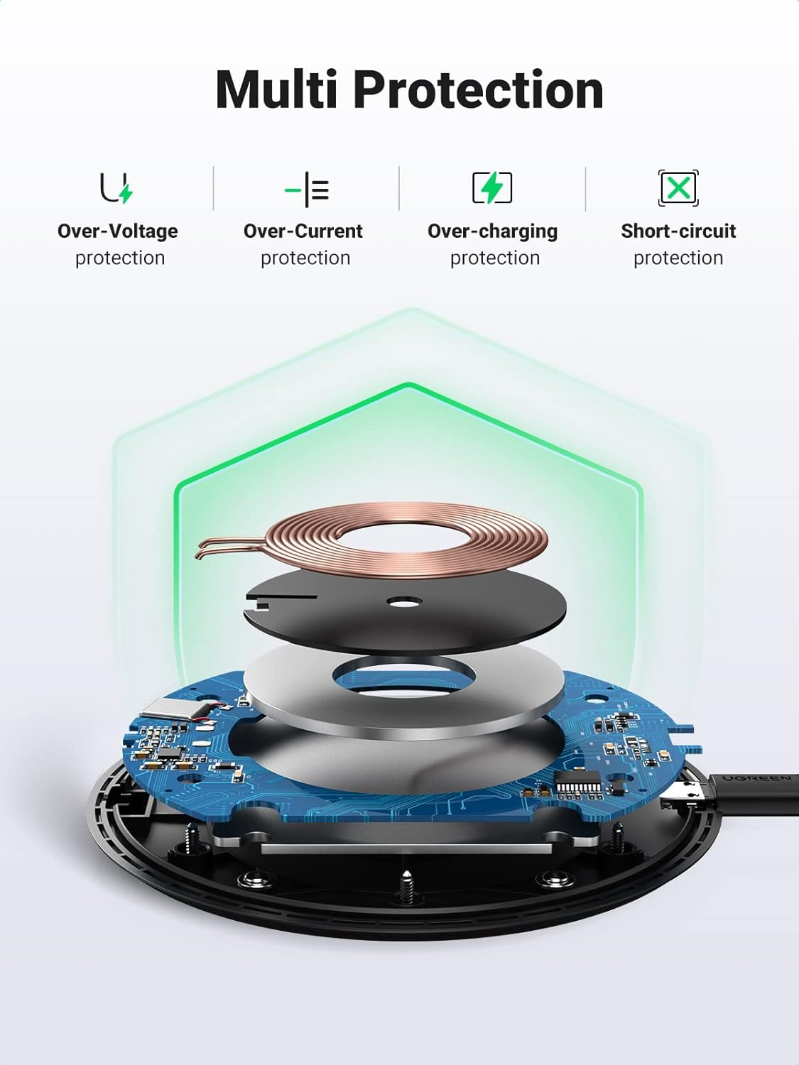 UGREEN 80537 Wireless Charger Pad image number 3