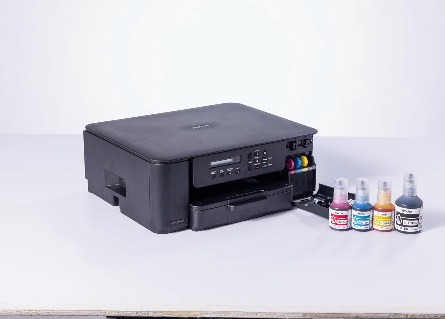 Brother Tankbenefit DCP-T580DW, Colour All-In-One Printer, Wireless and USB, Inkjet, Automatic 2-Sided Printing, Black 16Ipm, Colour 16 Ipm image number 2