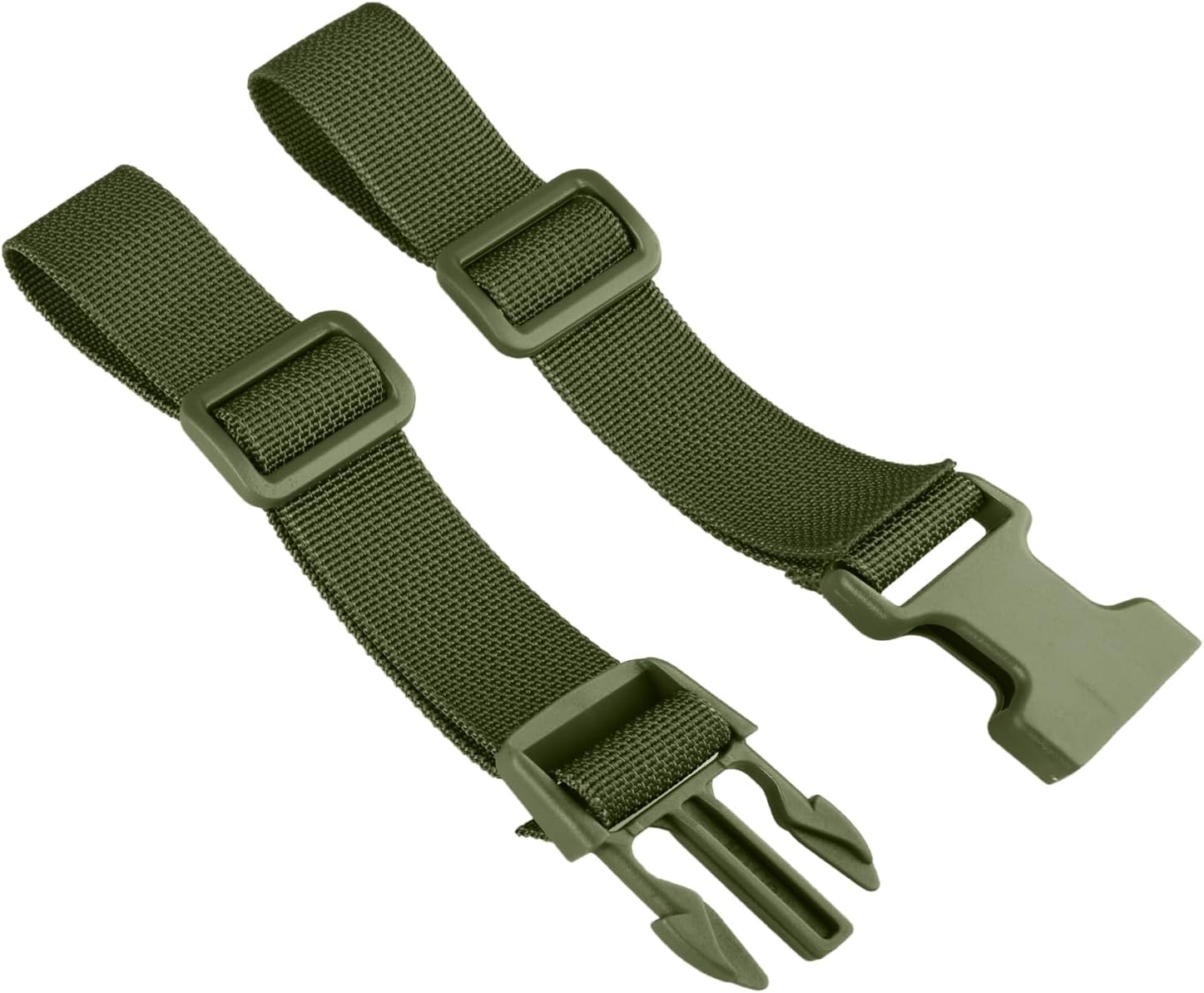 TRIWONDER Chest Strap for School Backpack, Packing Strap with Quick Release Backpack Straps Backpack Strap for Tactical Waist Bags, Outdoor, Travel, School Bag (Black-2 Pack)