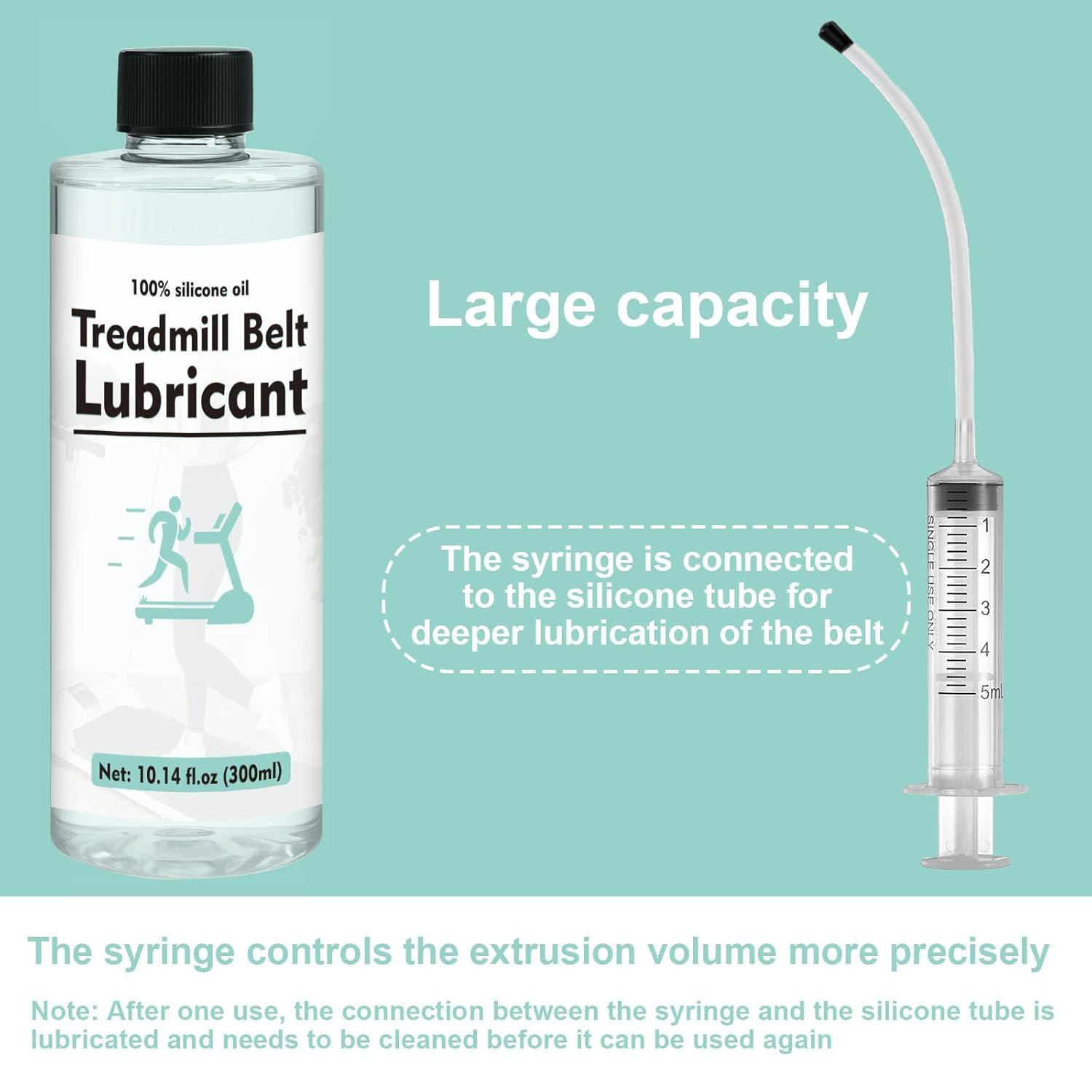 INNOVAYOU Treadmill Lubricant Oil 600Ml, Treadmill Oil Belt Lubricant High Temperature Resistant and Stable, Reduce Friction Suitable for All Kinds of Running Machine image number 3