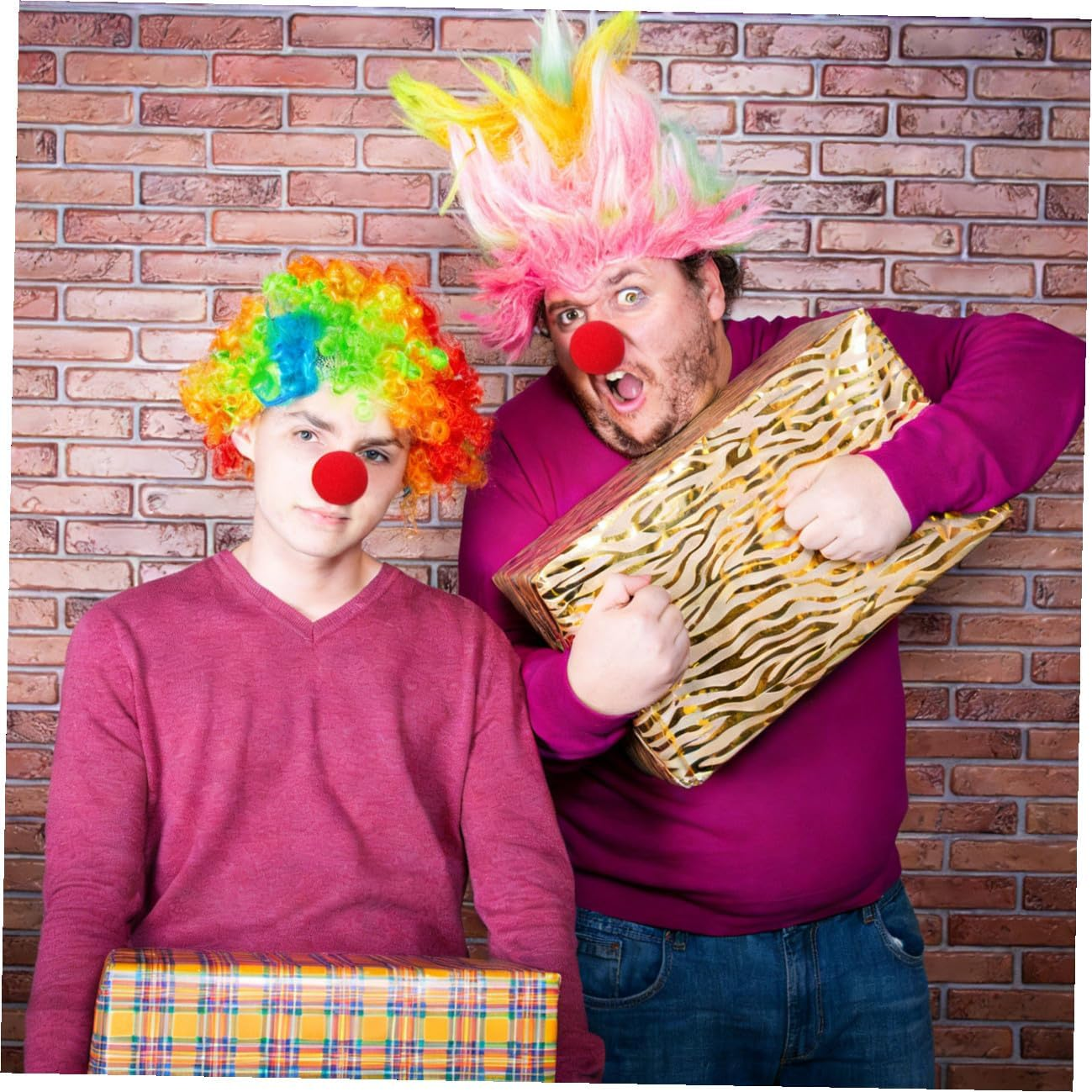 COHEALI Red Clown Nose 50Pcs - Foam Circus Cosplay Carnival for Halloween Costume Accessories, Party Favors Supplies image number 5