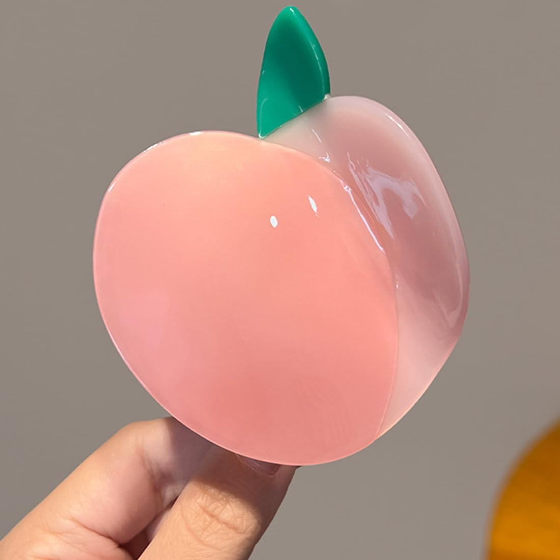 Pack of 3 Large Hair Clips, Hair Clips for Thick Hair, Non-Slip Hair, Jaw Clips, Hair Styling Accessories for Women, Girls, Hair Clips, Women, Girls, Peach Powder image number 3