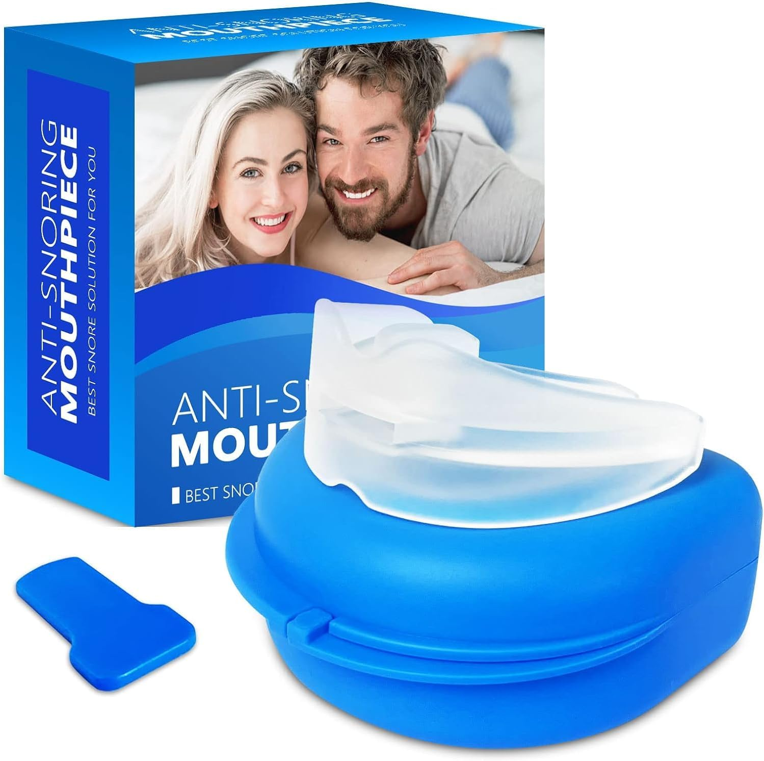 LGLAU Anti-Snoring Mouth Guard, Anti-Snoring Mouthpiece, Comfortable Anti-Snoring Devices for Men/Women a Better Night'S Sleep image number 5