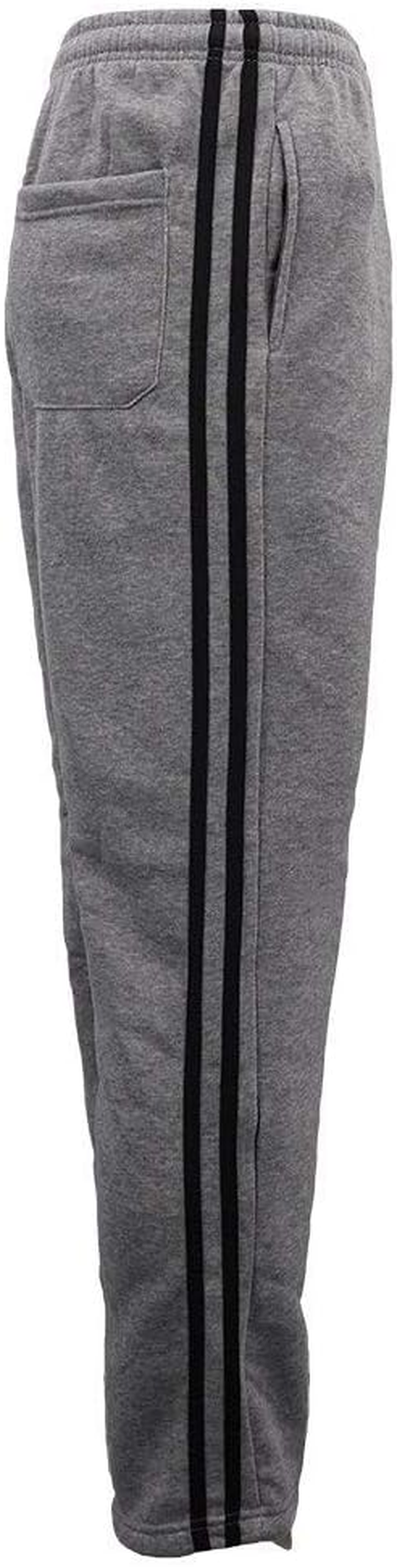 Zmart Australia Men'S Fleece Lined Casual Sports Track Striped Sweat Pants Trousers Gym Trackies image number 5